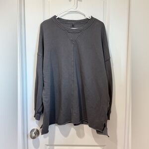 Aerie Gray Crewneck Sweatshirt